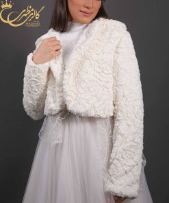 شنل کت کلاه دار-گل رز