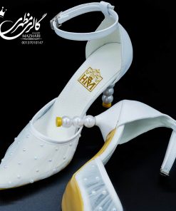 کفش 9 - 374/5 پشت بسته پاشنه مرواريد
