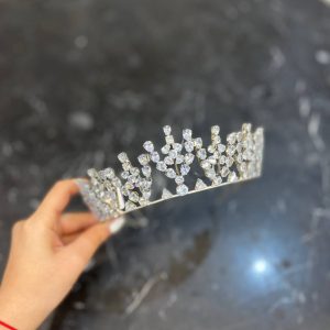 Alternative view of تاج عروس نقره‌ای شاخه‌گرد
