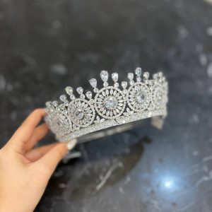 Alternative view of تاج عروس نقره‌ای خورشیدی وارداتی