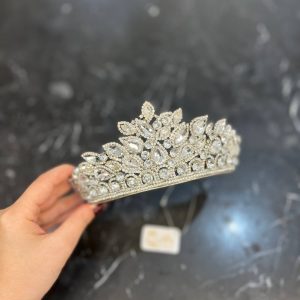 تاج عروس نقره‌ای برگ‌اشکی - تصویر 2