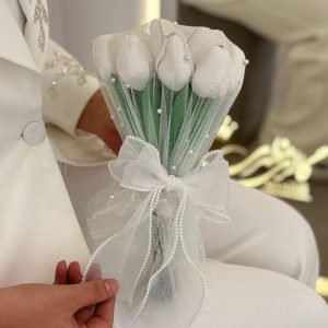 دسته گل لاله فومی